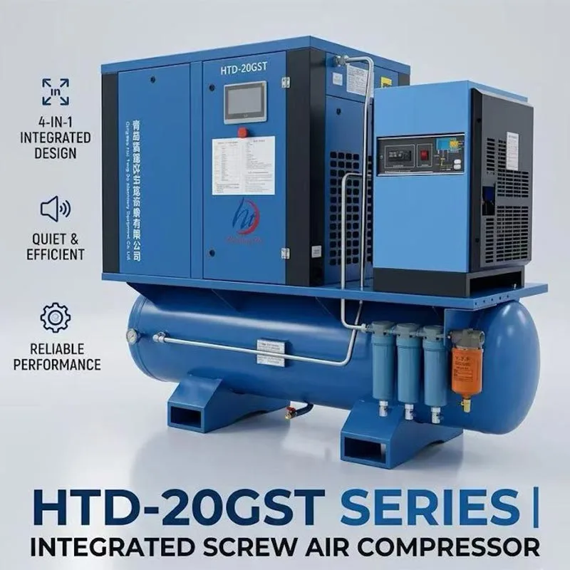4-i-1 15KW 16 Bars luftkompressor
